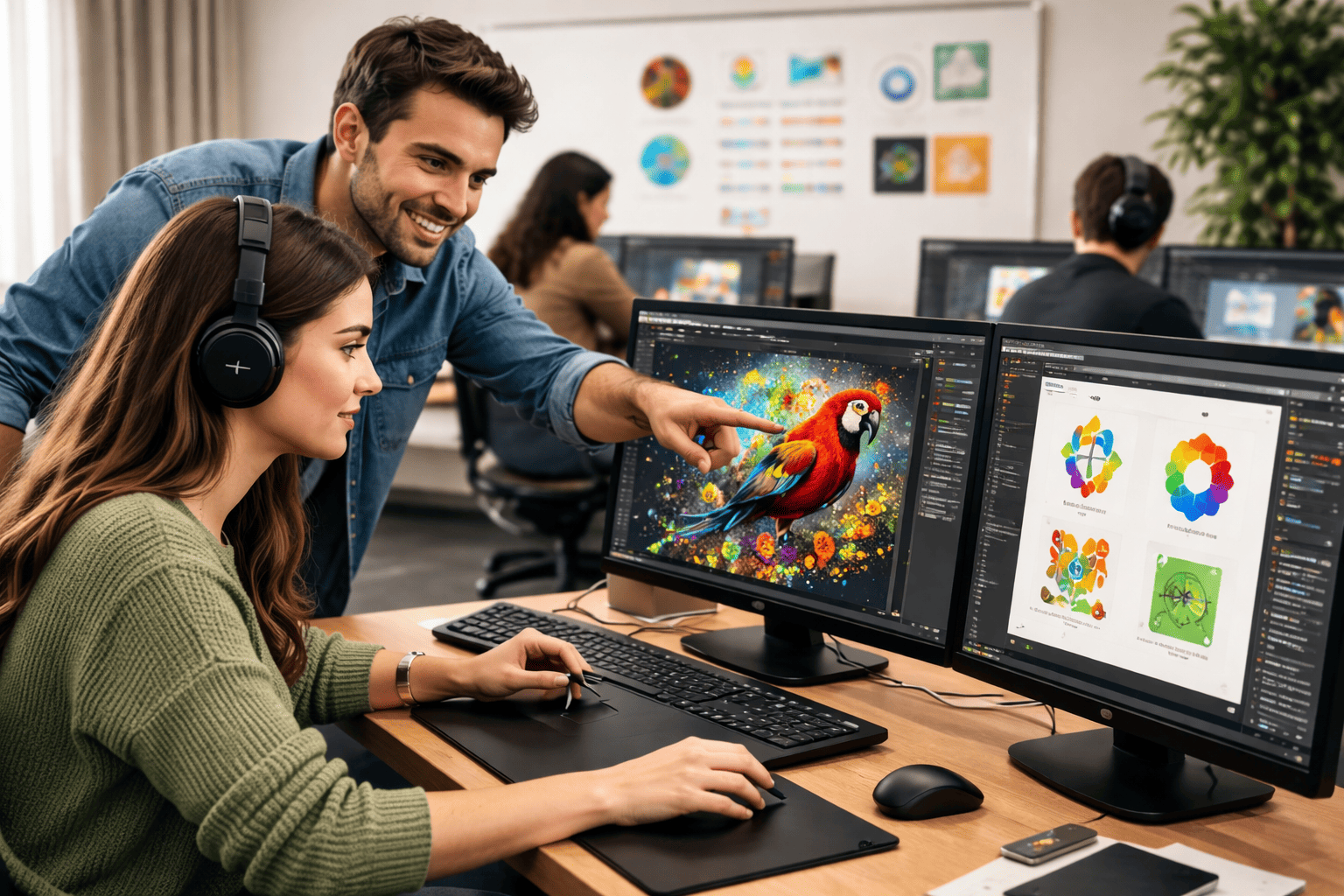 Beginner learning Photoshop and Illustrator tools